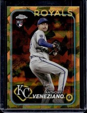 2024 Topps Chrome Anthony Veneziano #425 RC Auto Gold /50