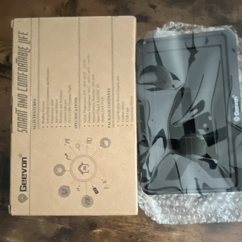 Brand New-In Box Geevon Wireless Weather Station Model W208665