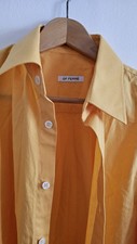 GF Ferre Bright Orange Smart Dress Shirt Size Medium Italia