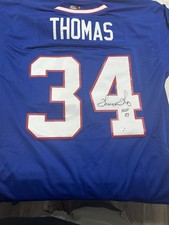 Thurman Thomas Autographed Buffalo Bills Jersey HOF 2007 Fanatics Authentic