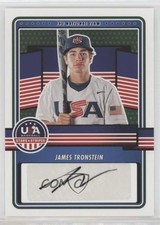 2023 Panini USA Baseball Stars & Stripes James Tronstein #15U-JT Auto 0h29