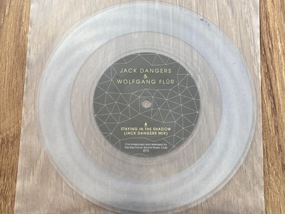 Jack Dangers & Wolfgang Flur Staying In The Shadow Ltd 7  Clear Vinyl rare