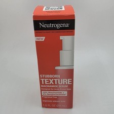 Neutrogena Stubborn Texture Niacinamide Serum 1 oz Acne Prone Skin New