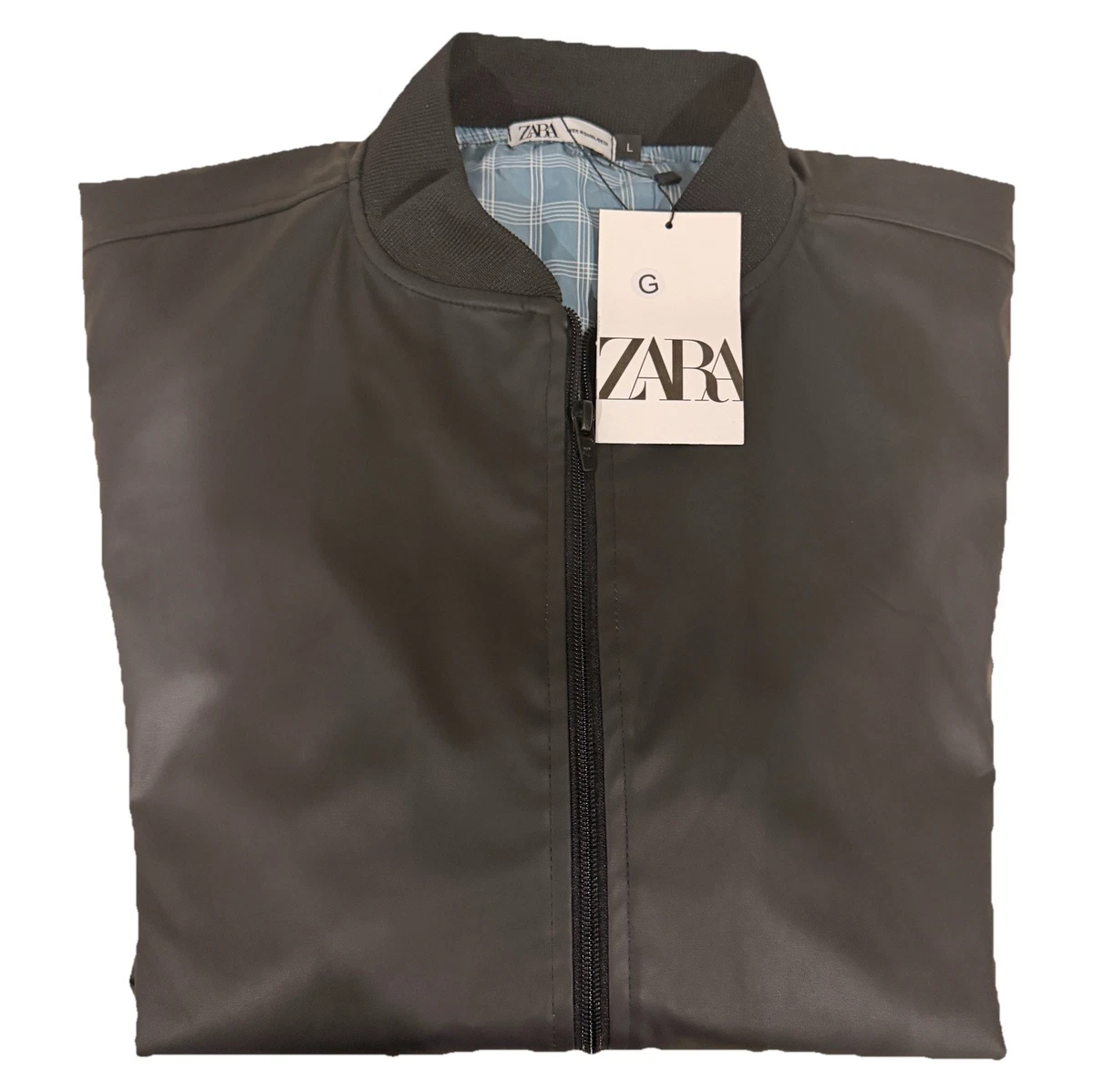 Zara Leather Bomber Coats & Jackets for Men for sale | eBay UK