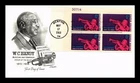 Dr Jim Stamps Fdc 6C W.C. Handy Father Of Blues Plate Block Artmaster