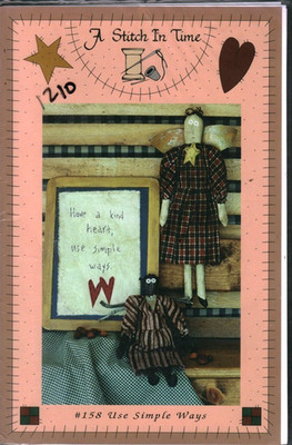 1210 Vintage SEWING Pattern Craft Decor 11'' 14''  Stuffed Doll Use Simple Ways