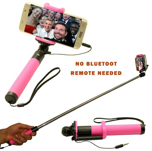 MONOPOD WIRED SELFIE STICK 3.5MM APPLE PHONES AND SAMSUNG PHONES - Picture 10 of 11