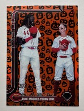 2025 Topps Update #US331 Elly De La Cruz & Matt McClain Jack-o-Lantern