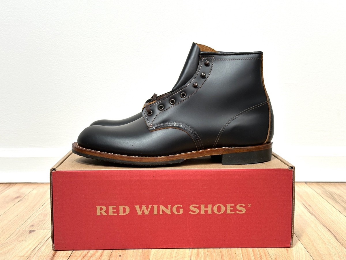 Red Wing Shoes 9060 Flatbox Beckman Black Klondike Boots Mens 10.5