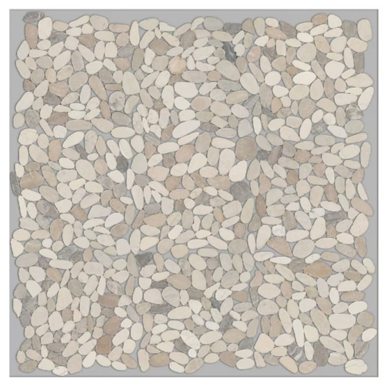 Satori Anatolia Sunset Impressions Pebble Mosaic Tile (10 Pieces) – Open Box