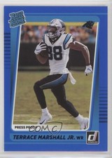 2021 Panini Donruss Rated Rookie Press Proof Blue Terrace Marshall Jr #266 gp1