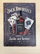Jack Daniels Whiskey (Holz Schild) 20x15 Cm Deko Bar Kneipe