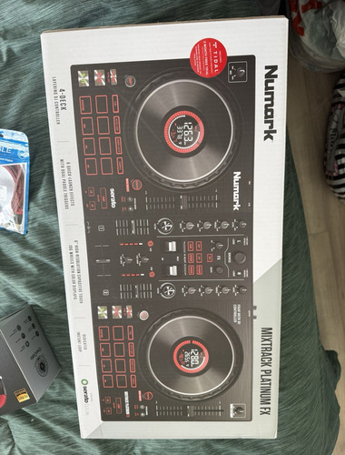 Numark Mixtrack Platinum FX 4-Deck DJ Controller w/ Mixer, 16 Pads, FX
