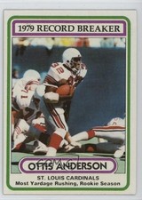 1980 Topps Record Breaker Ottis Anderson #1 1oa8