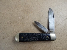 CASE XX 1940-64 Sleeveboard JACK KNIFE #6214 Rough Black