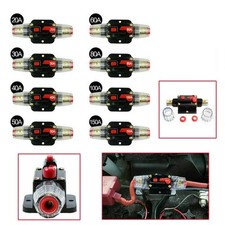 20-150AMP Trip 12V DC Car Audio Solar Energy Inline Circuit Breaker Fuse-Holder