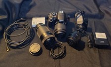 Canon EOS Rebel T5i DSLR Bundle Used 3 Lenses Accessories