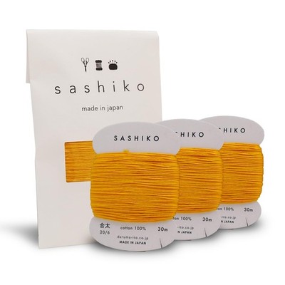 3 PCS Sashiko Thread Card Rolls 32.8 Yards x3 Sewing Embroidery Thick