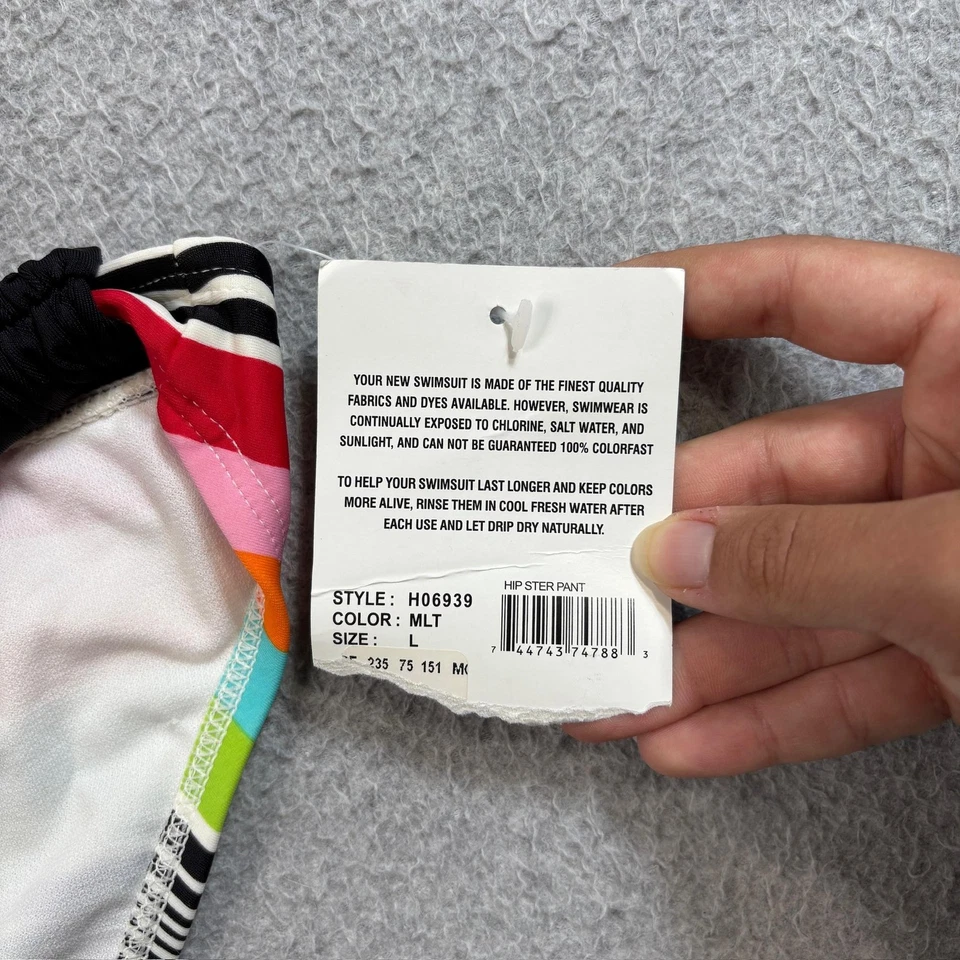 Lote de Pantalones de Bikini Hobie para Mujer Grandes Natación Multicolor Rayas Camuflados Florales Nuevos Foto 4 de 4