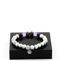 Steine Und Mineralien. Rubinperlenarmband Aus Mogok, Birma, Myanmar + Chalzedon
