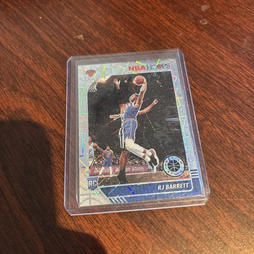 2019-20 Panini NBA Hoops Premium Stock - RJ Barrett #201 Silver Lazer Prizm (RC)