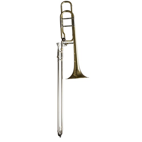 MZSL-133Q Tenorposaune Quartventil Messing Lackiert Bb/F inkl. Mundstück - Afbeelding 1 van 6