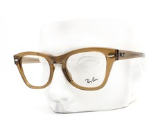 Ray-Ban Eyeglasses Glasses RB 0707V 8198 Polished Transparent Brown 50mm w/case