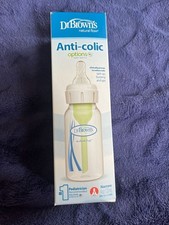 Dr. Brown's Natural Flow Anti-Colic Options Narrow Baby Bottle, 4oz/120ml