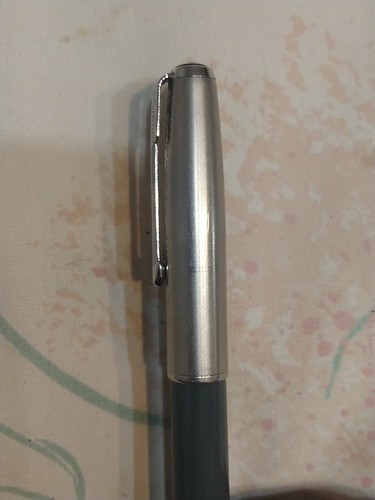 Parker 51 Full Size Dove Grey Resin 14k Gold Medium Nib Fountain Pen #94 - Picture 7 of 15
