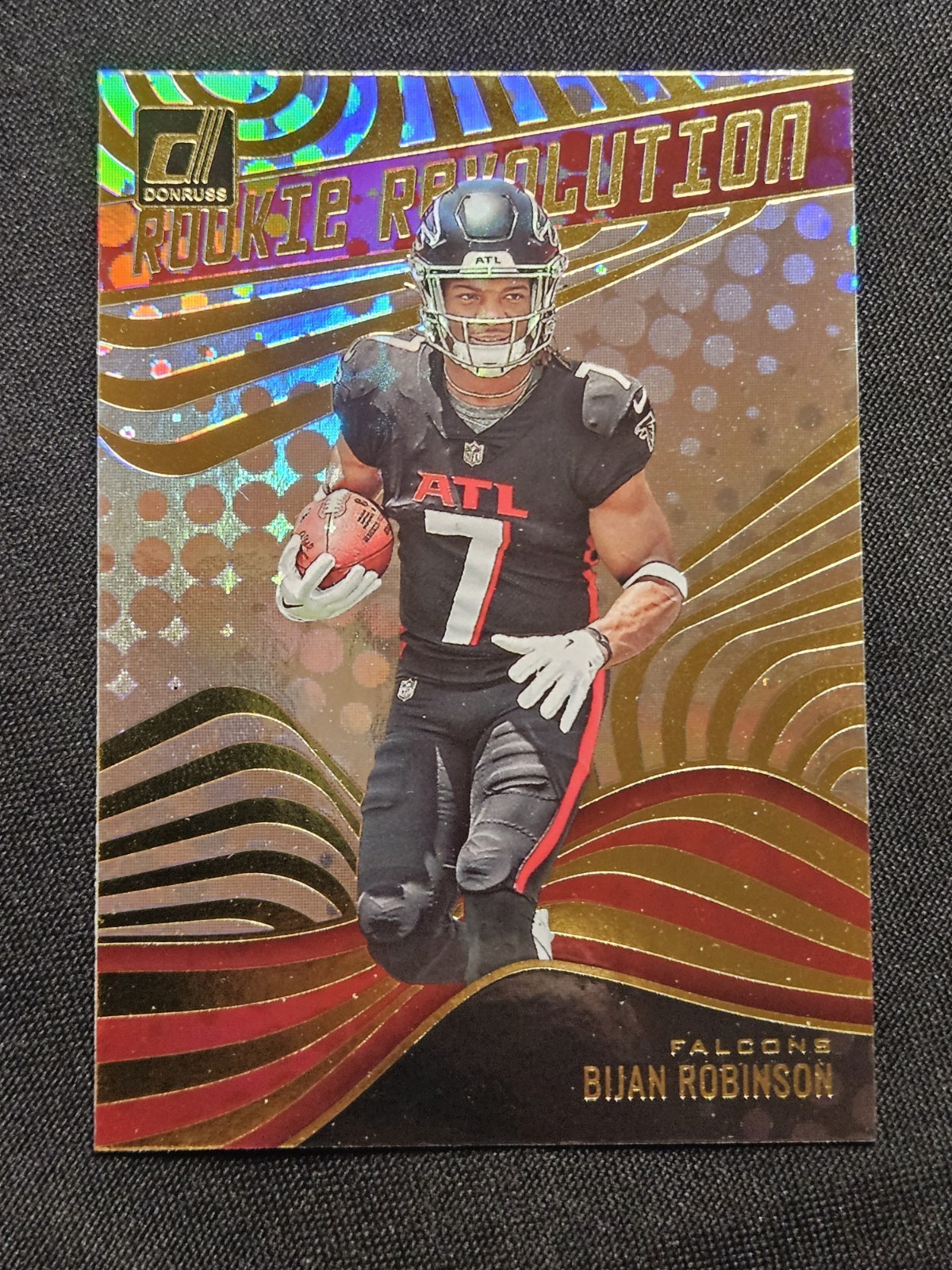 BIJAN ROBINSON #RR-7 2023 PANINI DONRUSS FALCONS ROOKIE REVOLUTION