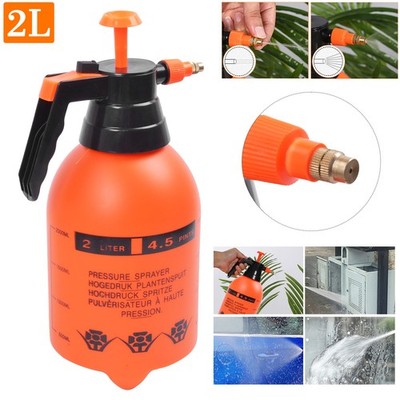 Pumpsprühflasche Druckpumpzerstäuber Säure- und lösemittelbeständig 1L/2L Orange