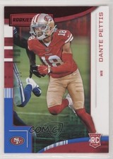 2018 Panini Rookies & Stars Rookies Red & Blue 8/25 Dante Pettis #118 fm0