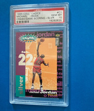 1995 U. D.  Coll. Choice - Crash/ Game Scoring-Slvr. #C1 PSA 10 Gem Mint POP 1