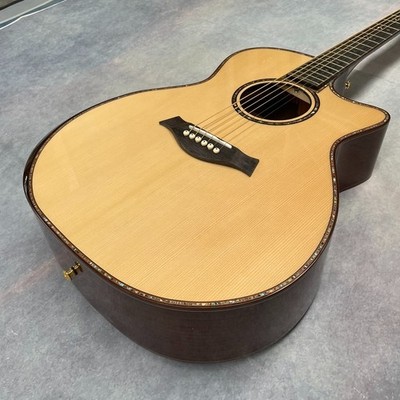CUSTOM 914 Model Acoustic Guitar Cutaway Body NO EQ FREE SHIP 30days