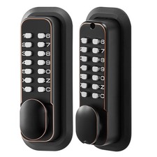 Uimoso Mechanical Keyless Door Lock with Doub...