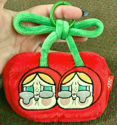 RARE POP MART Crybaby Crying For Love Storage Bag Limited Edition Plush Pouch