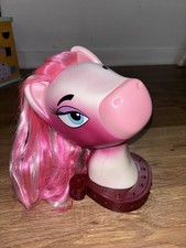 Vintage  Bratz Ponyz Styling Head Horse Pink Horse 7.5" Tall MGA China Bratz