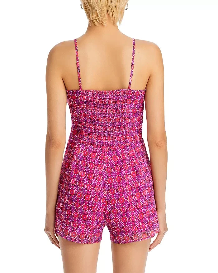 Mameluco Aqua Geométrico Corbata Cintura - Exclusivo Talla XS ##58 Foto 4 de 4