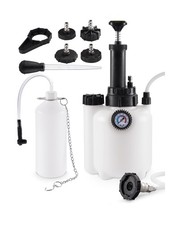 3L Brake Fluid Bleeder Kit w/ 1L Catch Bottle, Pressure Brake Bleeding Tool, ...