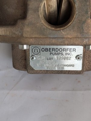 OBERDORFER/GARDNER DENVER - N7000 - PUMP, ROTARY GEAR,VAR GPM,3/4'' PORTS, no box