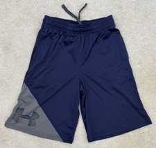 Under Armour YMD Navy And Gray Loose/Coupe Shorts Heat Gear