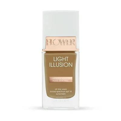 Flower Beauty Light Illusion Foundation w/SPF 18, Nutmeg D2