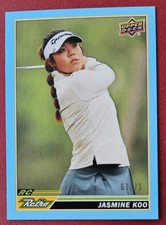 Jasmine Koo 67/75 Blue Retro RG-24 2026 Upper Deck Golf Card USC NM-MT Condition