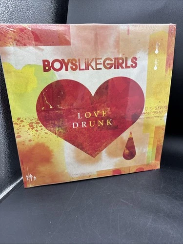 Boys Like Girls Love Drunk ft. Taylor Swift Pink Lemon White Vinyl NEW /500