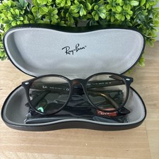 Ray Ban RB 4305 710/73 53-19  145 3N Round Dark Tortoise Glasses w/Hard Case