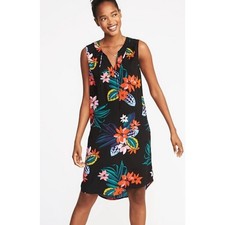 old navy XXL Dress Womens floral mini tropical sleeveless summer beach hawaii 2X
