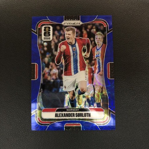 2026 Panini Prizm FIFA World Cup Alexander Sorloth Blue Choice Prizm /38 Norway