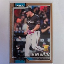 Jakob Marsee 2026 Topps Series 1 Gold Rookie Card RC #37 #/2026