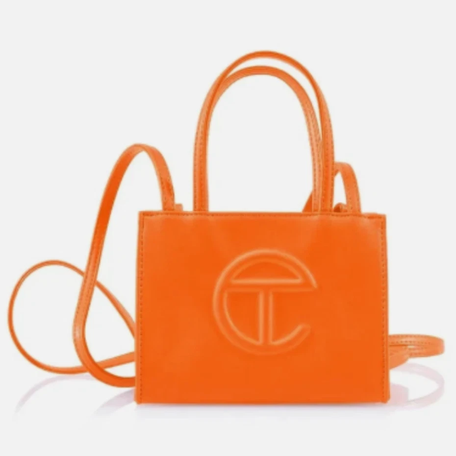 Bolso de Compras Naranja Pequeño de Moda Bolso para Mujer Nuevo y Envío Gratis EE. UU. Foto 2 de 4
