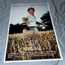 Director Barry Levinson Signed 12x18 Photo The Natural With Proof